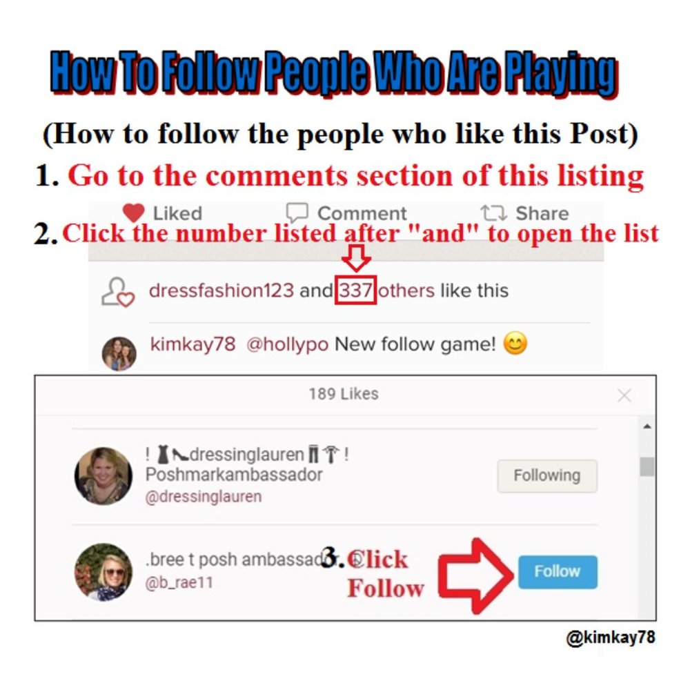 Follow Game 13 ❤️ Please Keep Sharing This❤️ - Picture 3 of 7
